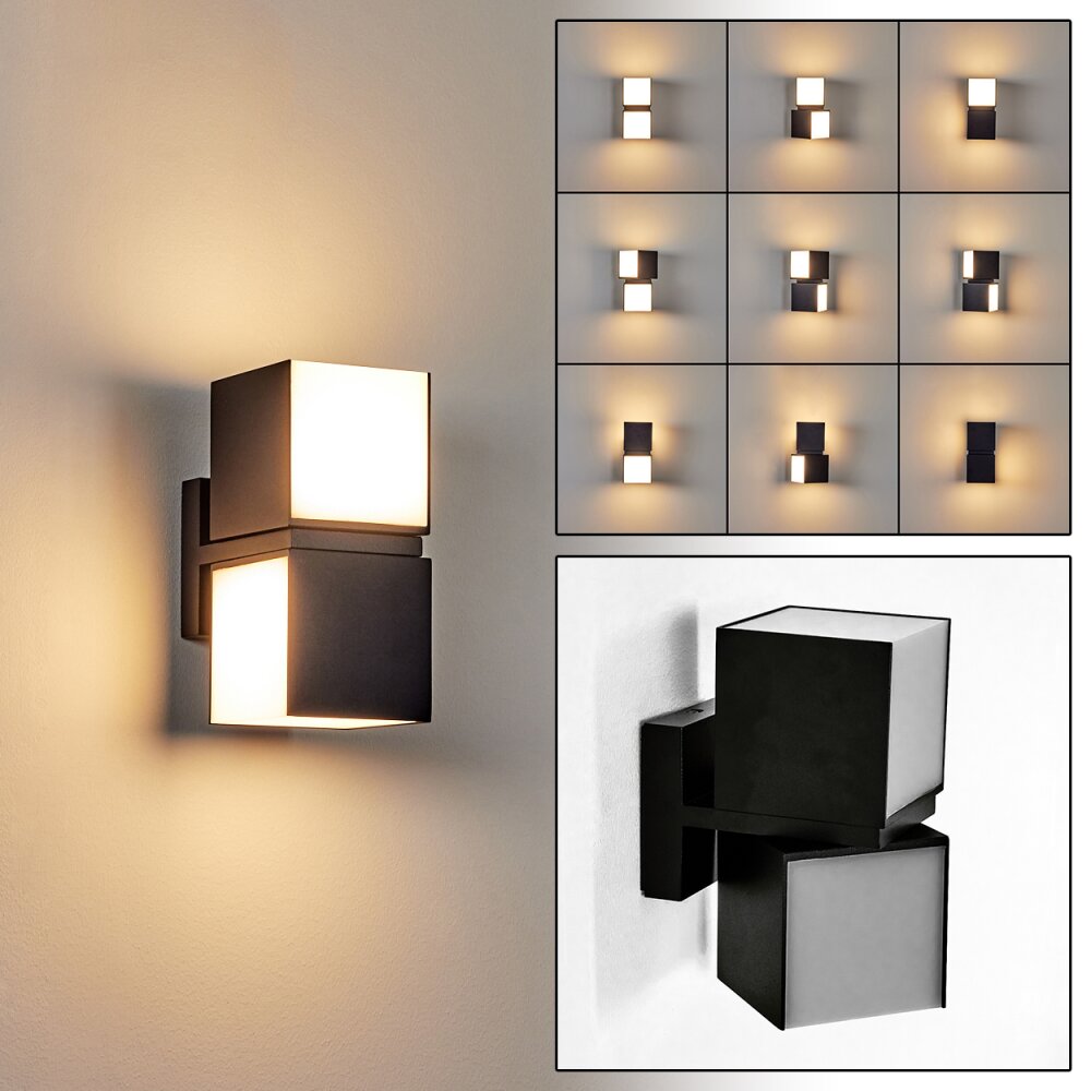 Swanek Außenwandleuchte LED Schwarz, 1-flammig main product photo