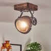 Herford Deckenleuchte Holz dunkel, 1-flammig