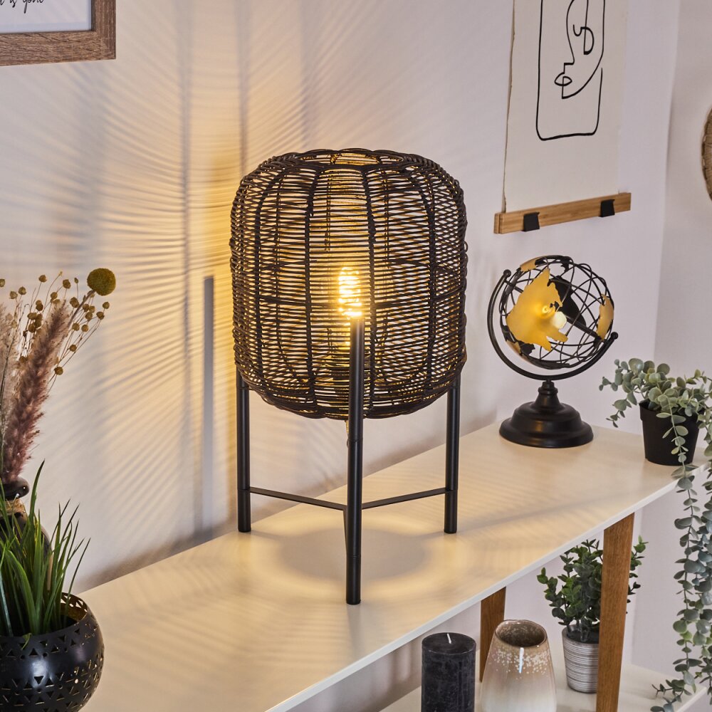 Zaracure Tischleuchte Schwarz, 1-flammig main product photo