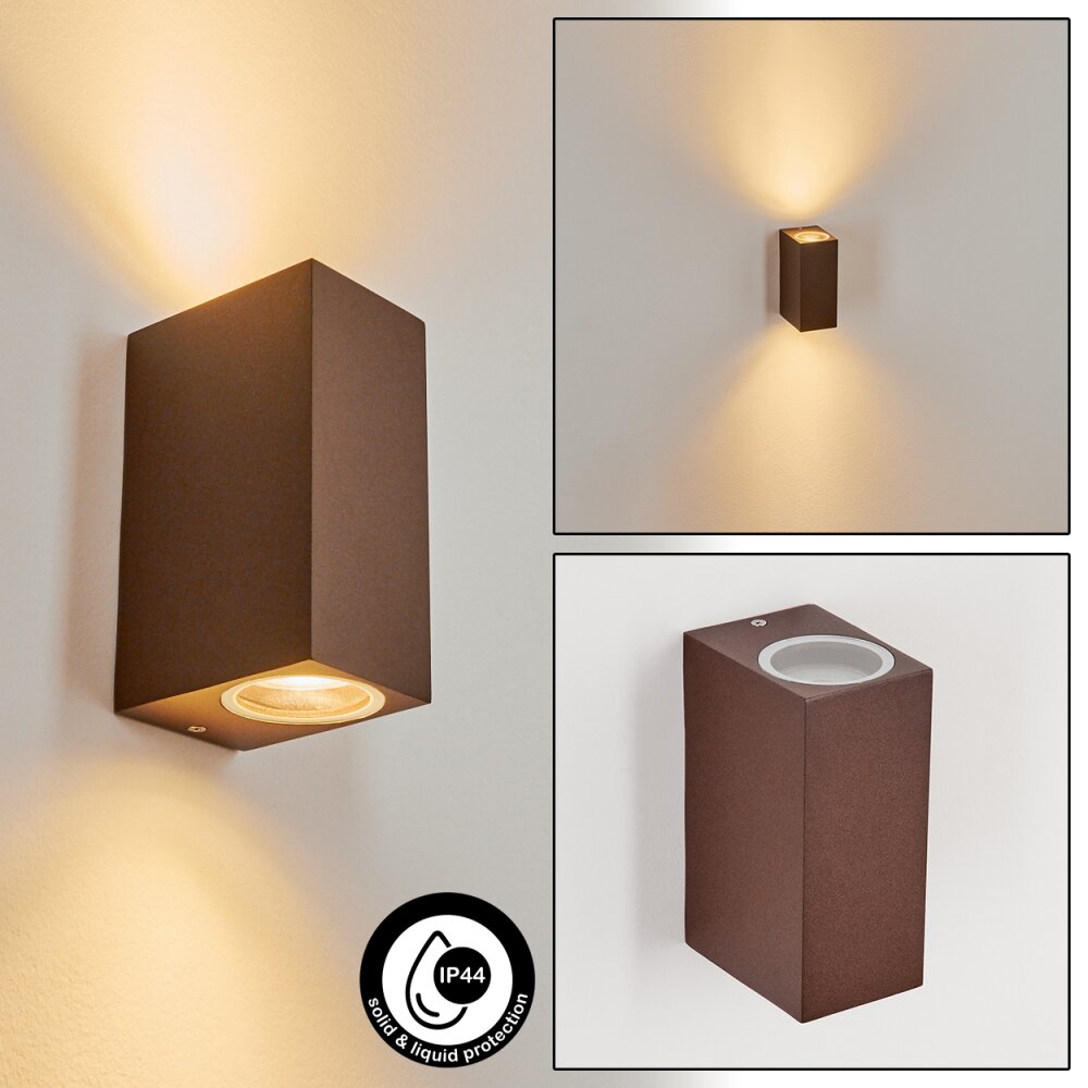 Kingstown Außenwandleuchte Rostfarben, 2-flammig main product photo