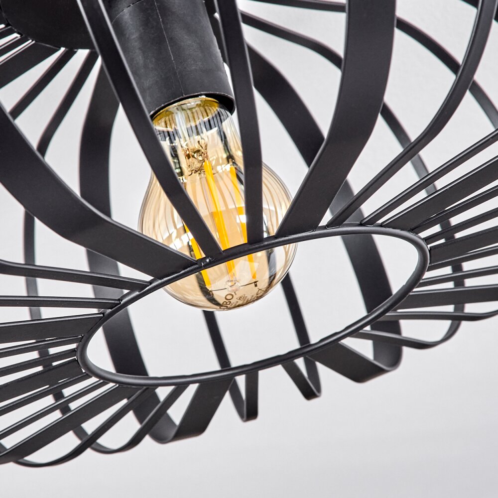 Oravi Deckenleuchte Schwarz, 1-flammig