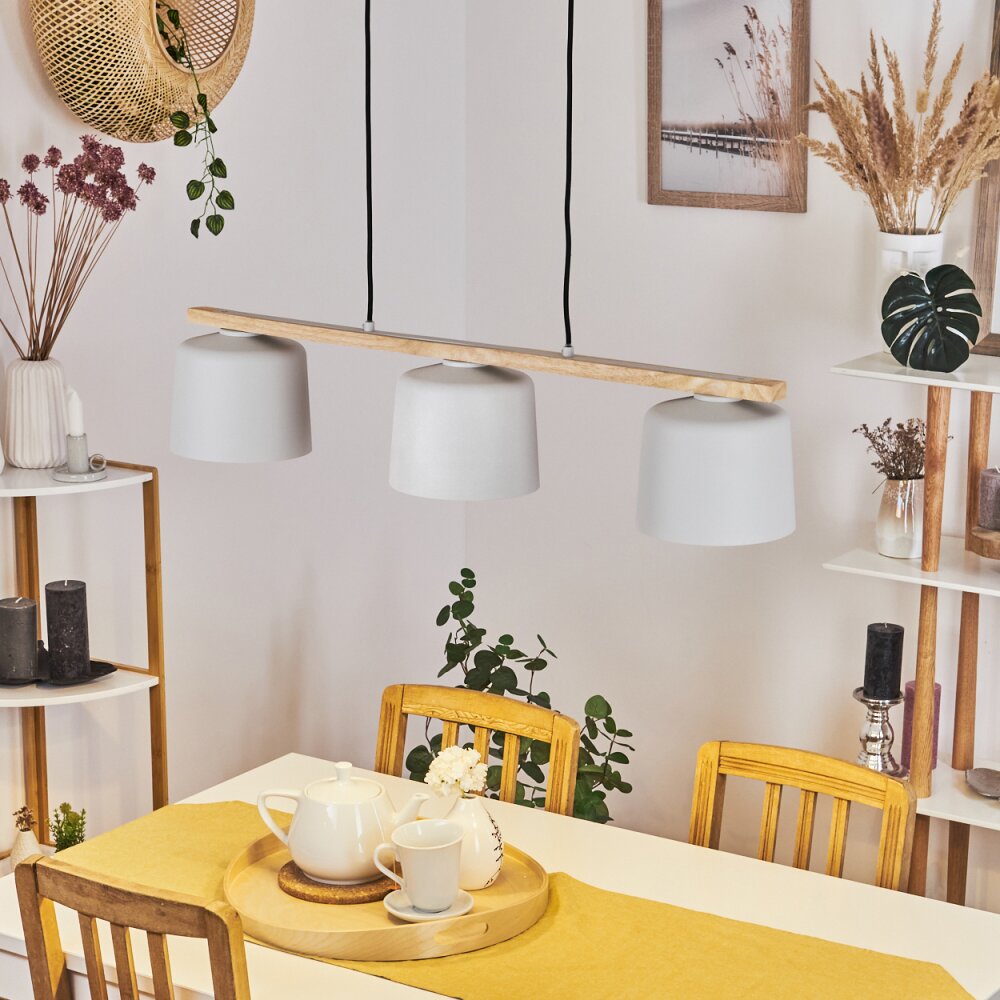 Combarbala Pendelleuchte Grau, Naturfarben, 3-flammig main product photo