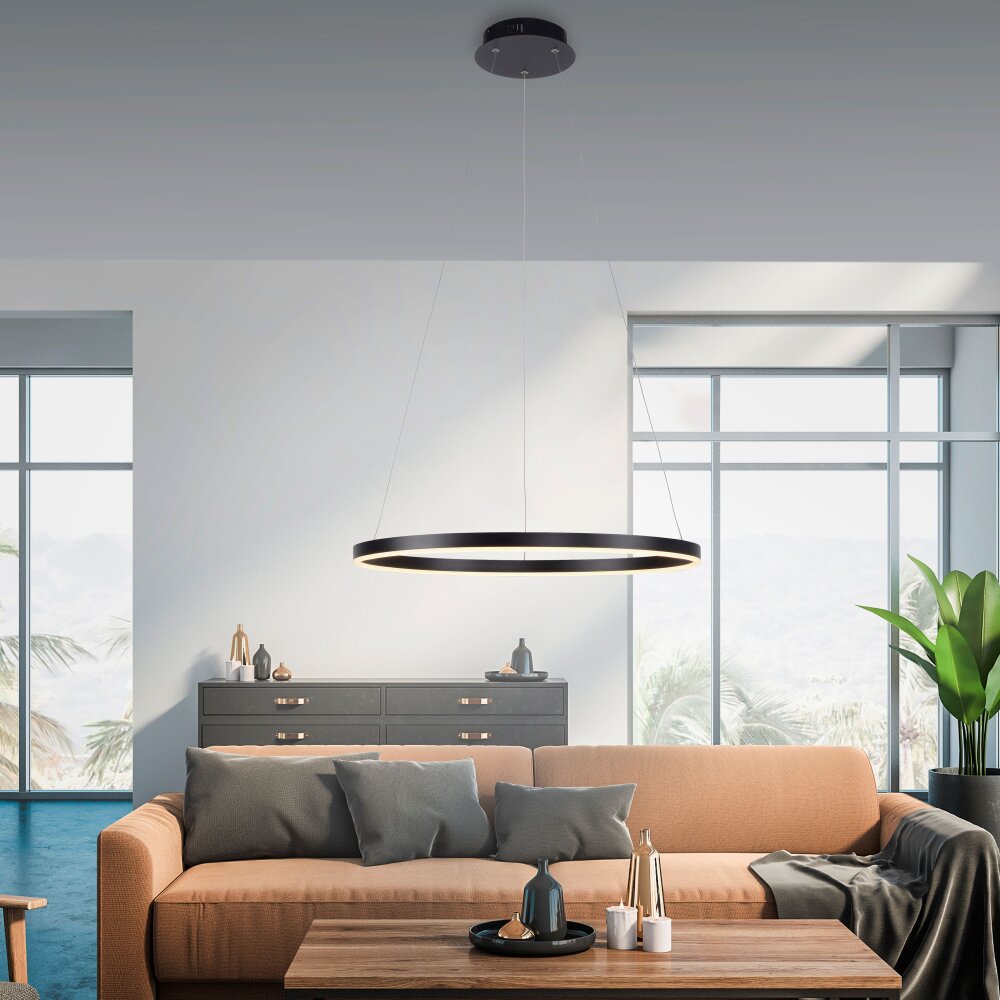 Leuchten Direkt RITUS Hängeleuchte LED Schwarz, 1-flammig main product photo