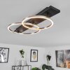 Pompu Deckenleuchte LED Schwarz, 2-flammig