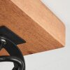 Kouk Deckenleuchte Naturfarben, Schwarz, 4-flammig