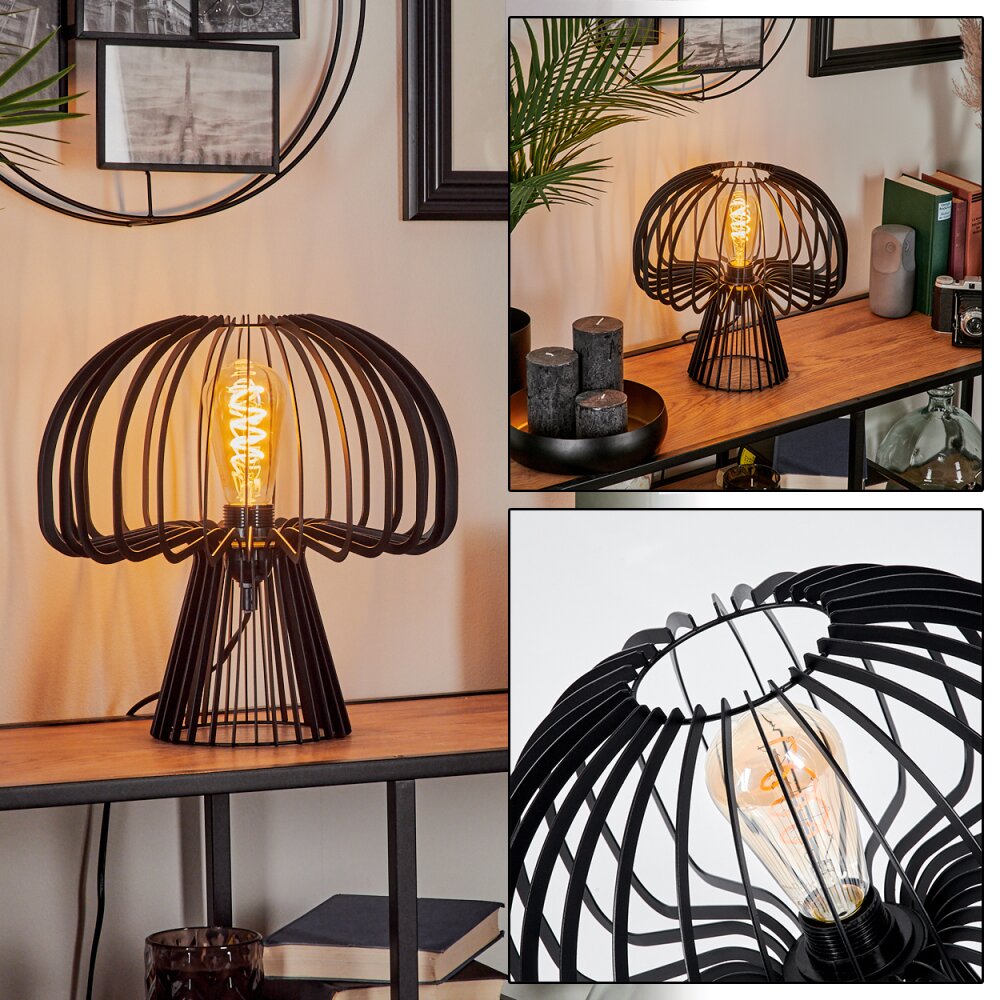 Berne Tischleuchte Schwarz, 1-flammig main product photo