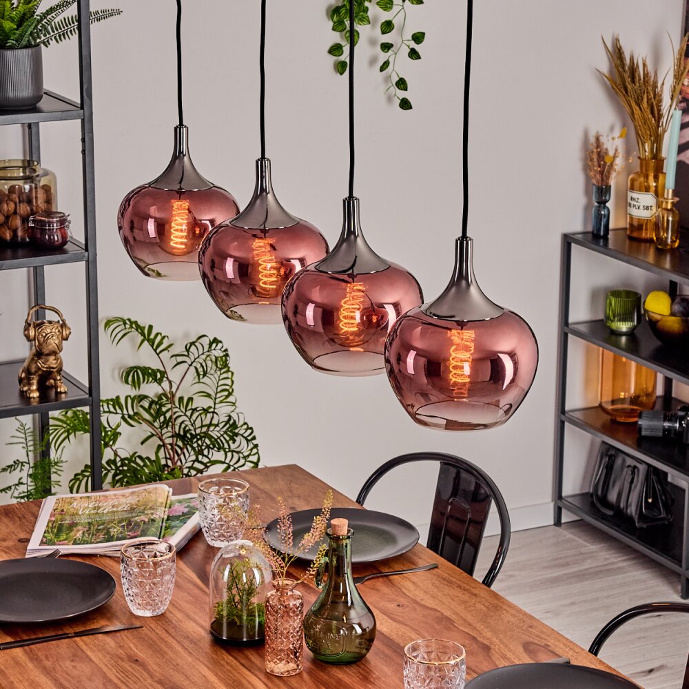 Azurara Hängeleuchte Schwarz, 4-flammig main product photo