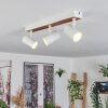 Gesteira Deckenleuchte Naturfarben, Weiß, 3-flammig