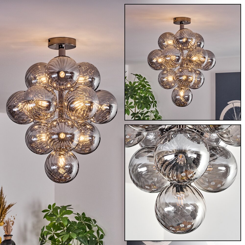 Chehalis Deckenleuchte LED Rauchfarben, 13-flammig main product photo