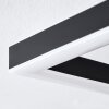 Ellekilde Deckenleuchte LED Braun, Holzoptik, Schwarz, 1-flammig