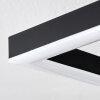 Ellekilde Deckenleuchte LED Braun, Holzoptik, Schwarz, 1-flammig