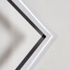 Ellekilde Wandleuchte LED Braun, Holzoptik, Schwarz, 1-flammig