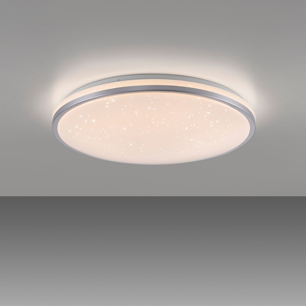 Leuchten Direkt KYLE Deckenleuchte LED Silber, 1-flammig