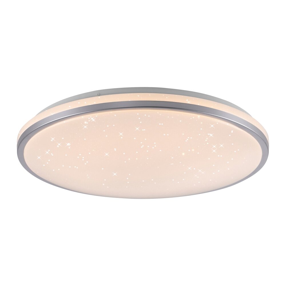 Leuchten Direkt KYLE Deckenleuchte LED Silber, 1-flammig