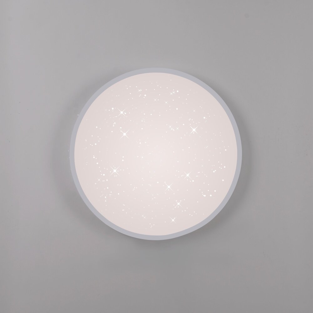 Leuchten Direkt KYLE Deckenleuchte LED Silber, 1-flammig