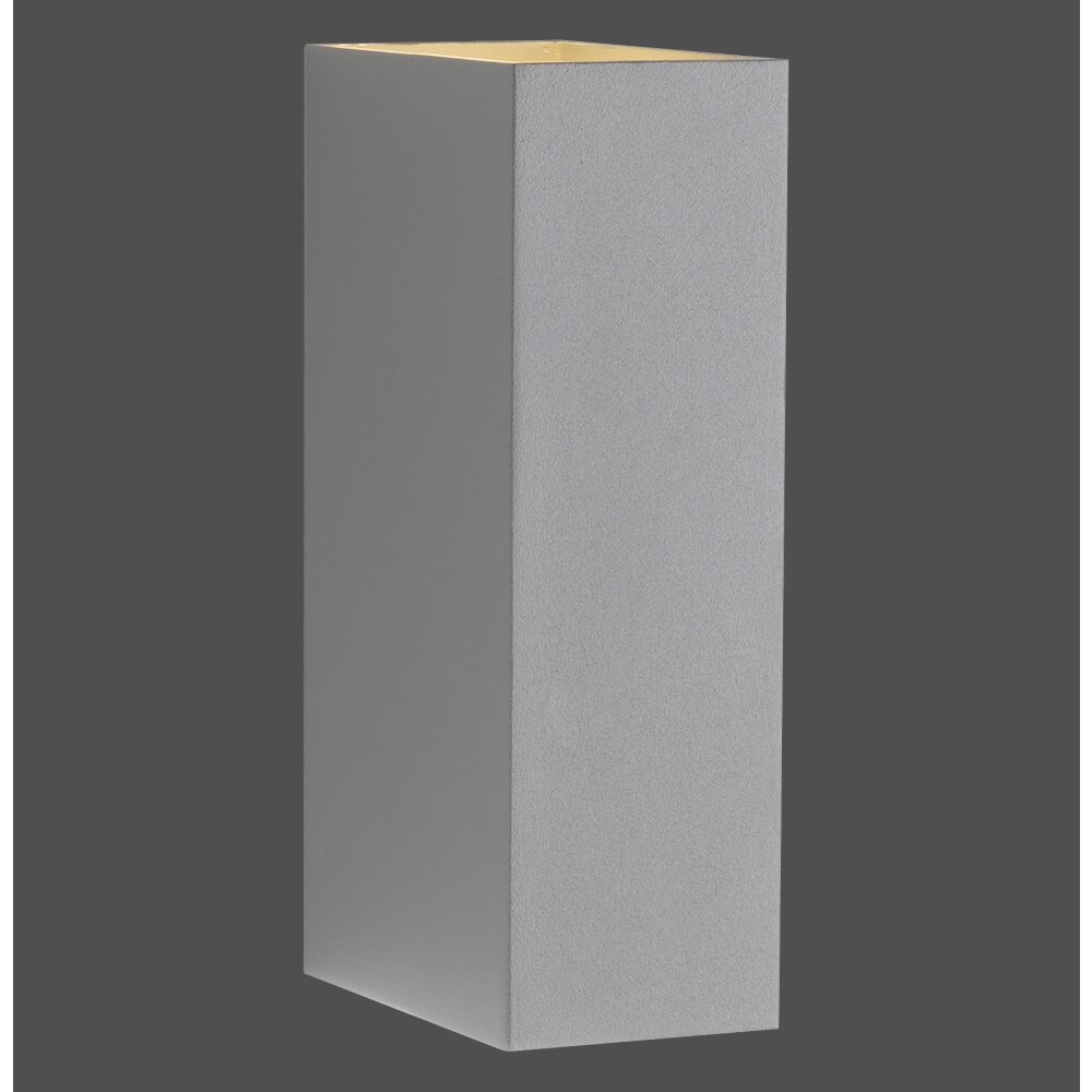 Paul Neuhaus Block Wandleuchte LED Grau, 2-flammig main product photo