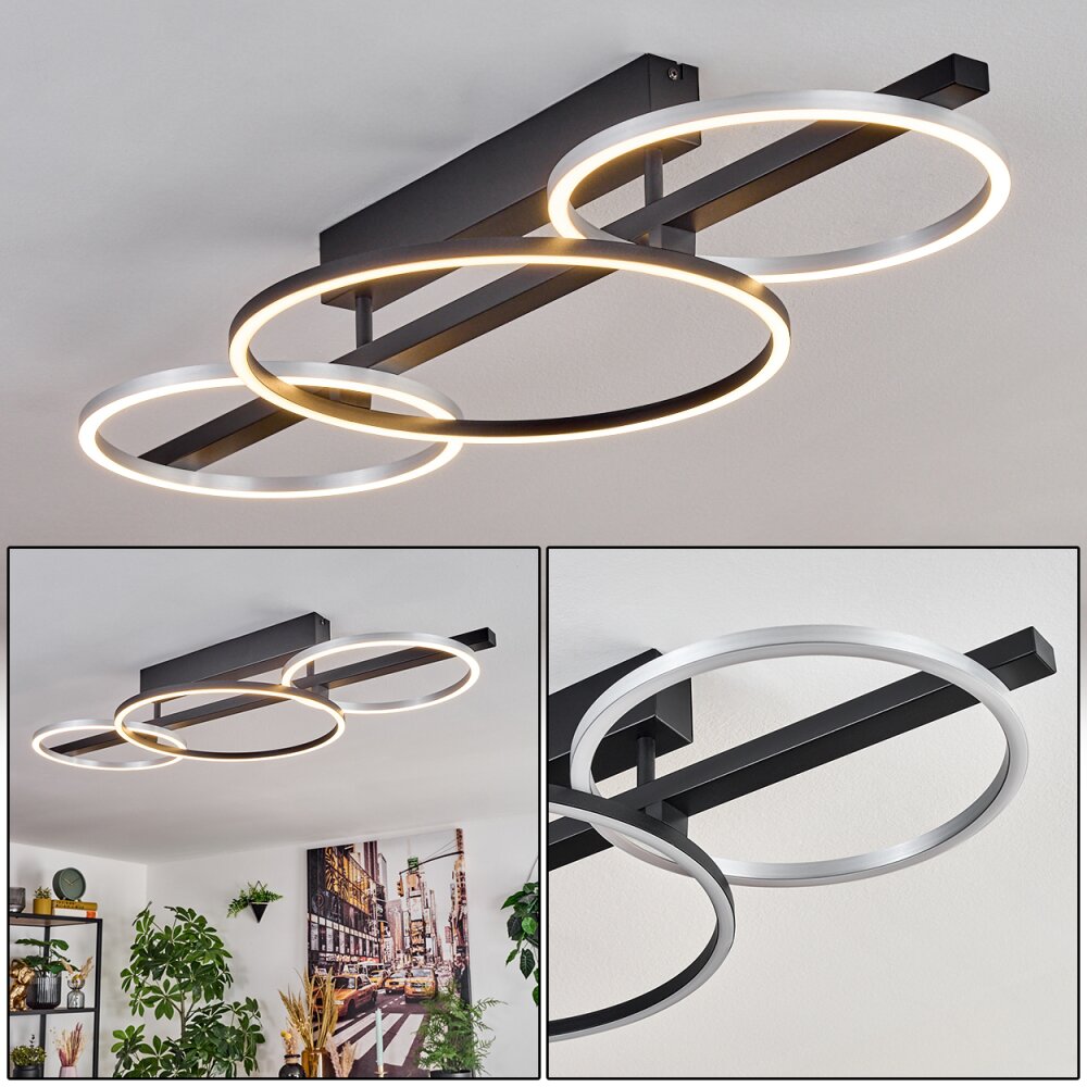 Jenar Deckenleuchte LED Schwarz, 1-flammig main product photo