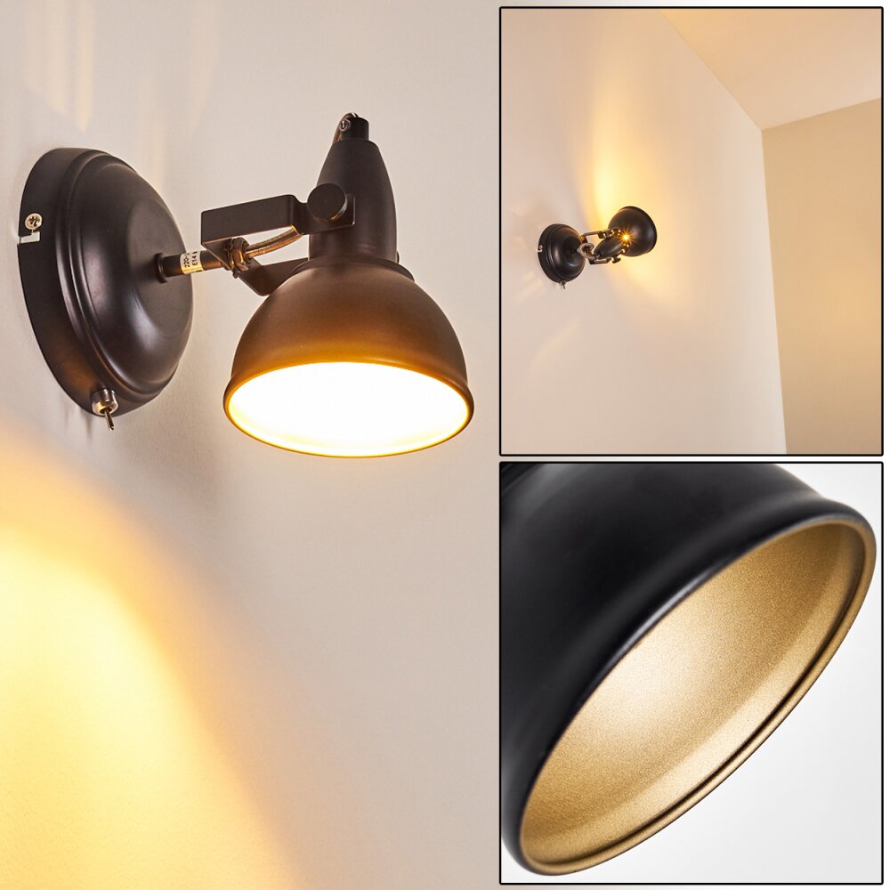 Tina Wandleuchte Schwarz, 1-flammig main product photo