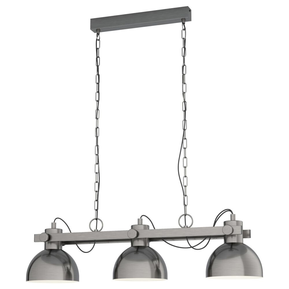 EGLO LUBENHAM Hängeleuchte Cremefarben, Nickel-Matt, 3-flammig main product photo