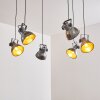 Hora Hängeleuchte Silber, 6-flammig