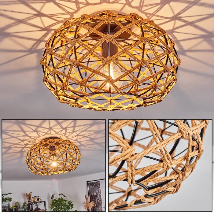 Rattan Deckenleuchte