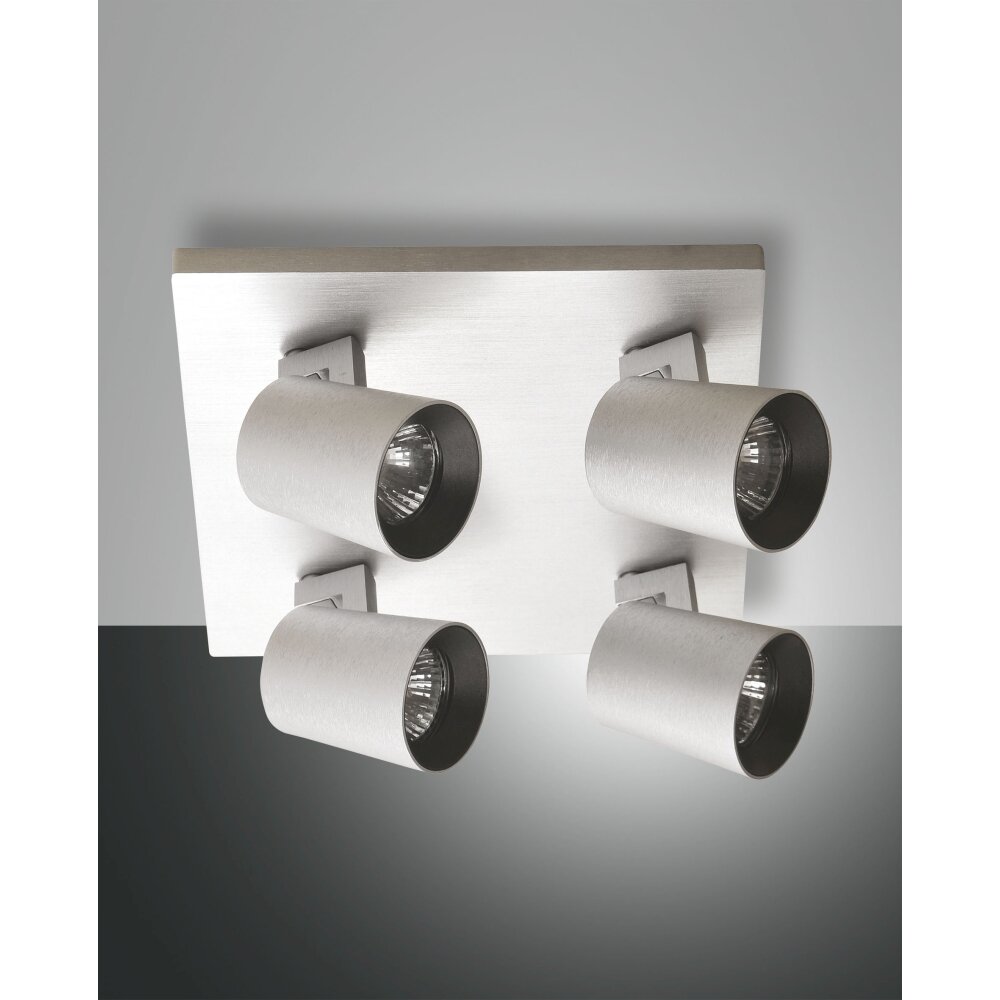 Fabas Luce Modo Deckenleuchten Aluminium, 4-flammig main product photo