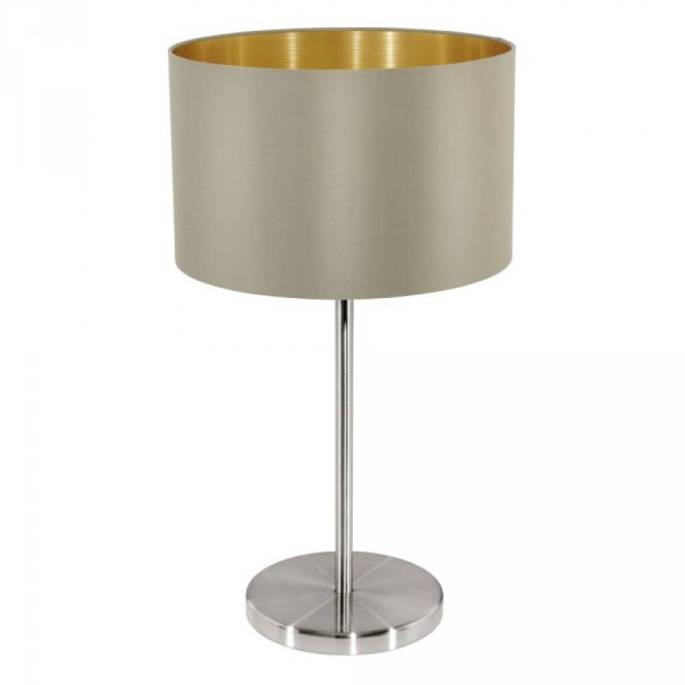 Eglo MASERLO Tischleuchte Nickel-Matt, 1-flammig main product photo