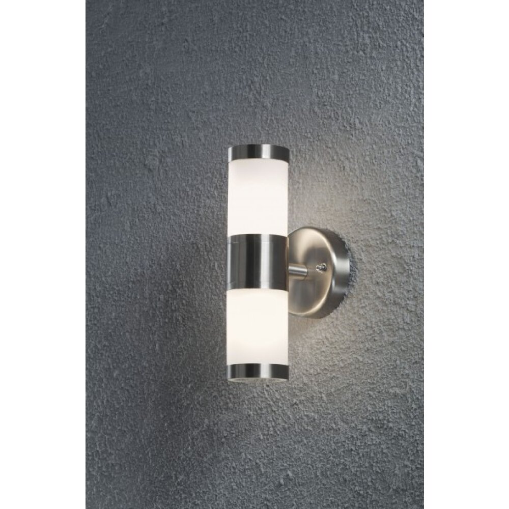 Konstsmide Modena Wandleuchte Edelstahl, 1-flammig main product photo