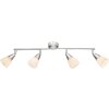 Globo TADEUS Deckenstrahler Chrom, Glas, 4-flammig