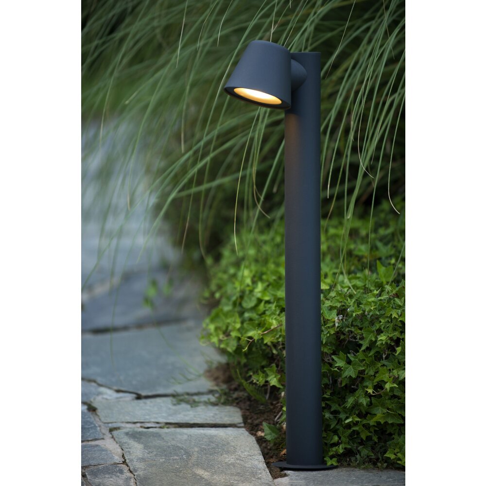 Lucide DINGO-LED Pollerleuchte Schwarz, 1-flammig main product photo