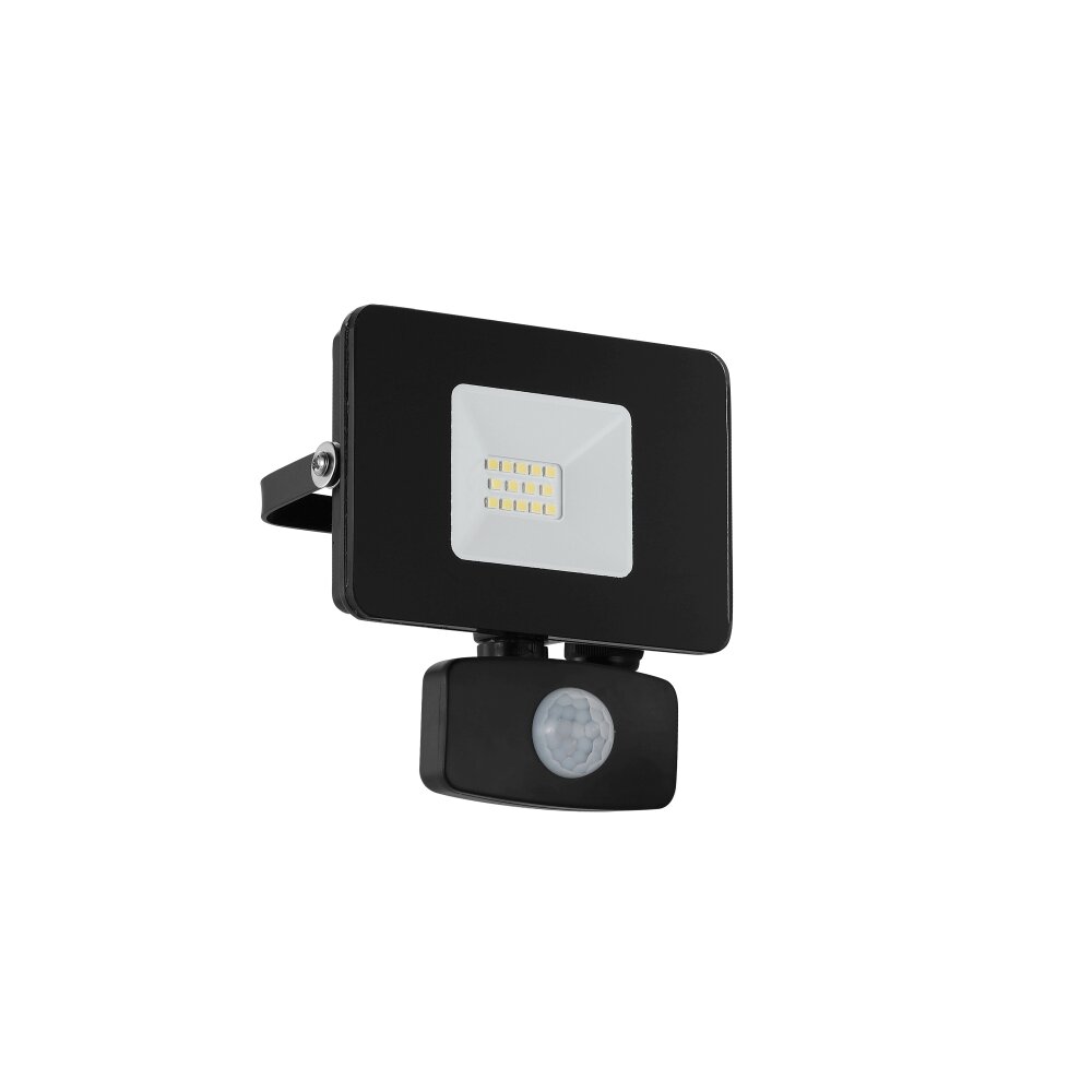 Eglo FAEDO Außenwandleuchte LED Schwarz, 1-flammig, Bewegungsmelder main product photo