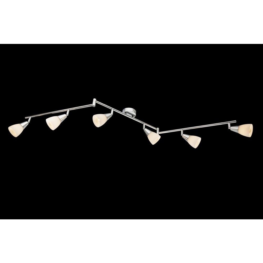 Globo TADEUS Deckenstrahler Chrom, Glas, 6-flammig main product photo