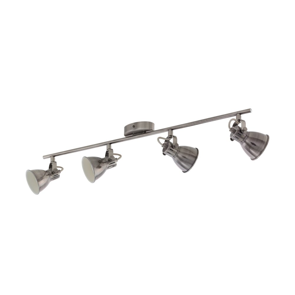 Eglo SERAS Spot LED Dunkelbraun, Nickel-Matt, Rosa, 4-flammig main product photo