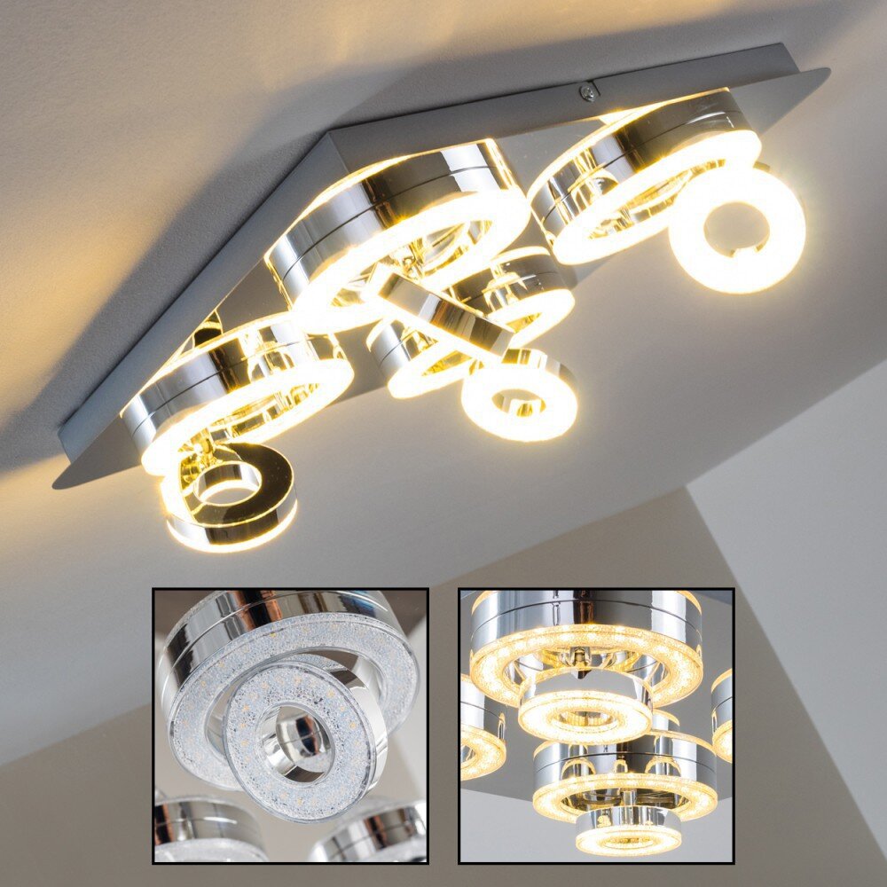 Lakeshore Deckenleuchte LED Chrom, 8-flammig main product photo