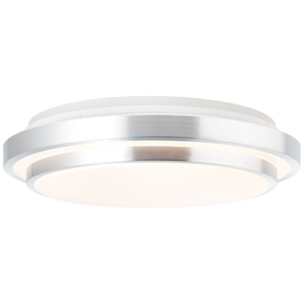 Brilliant Vilma Deckenleuchte LED Silber, Weiß, 1-flammig, Fernbedienung, Farbwechsler main product photo