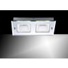 Leuchten Direkt LISA Deckenleuchte LED Chrom, 2-flammig