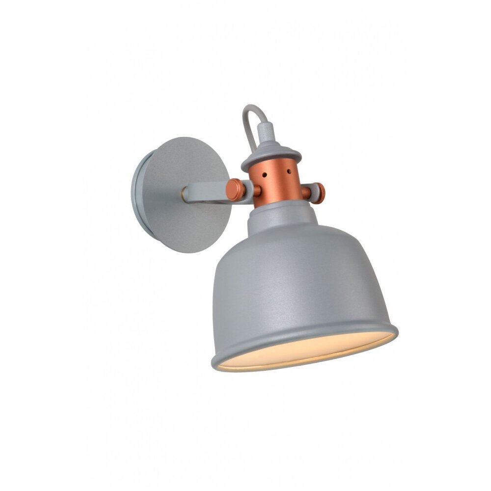 Lucide TJOLL Wandleuchte Grau, 1-flammig main product photo