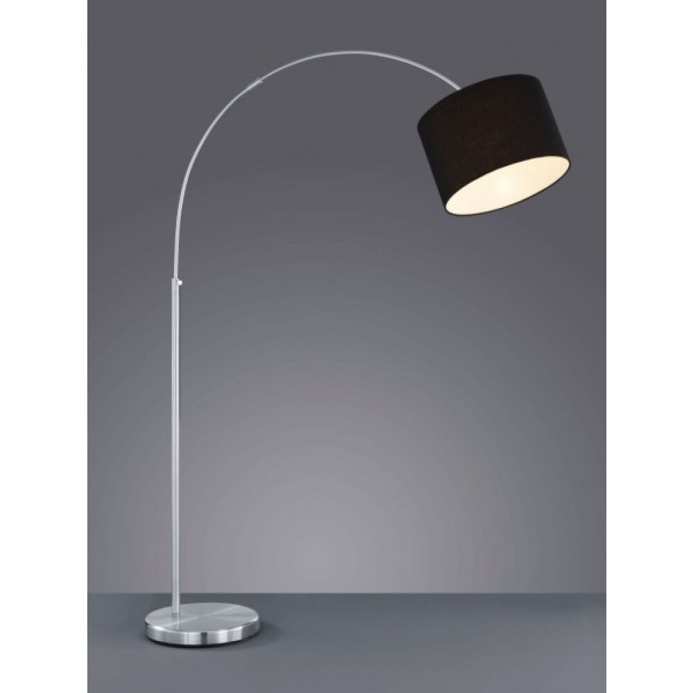 Trio Leuchten HOTEL Bogenleuchte Edelstahl, Nickel-Matt, 1-flammig main product photo