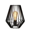 Lucide REDA Tischlampe Schwarz, 1-flammig