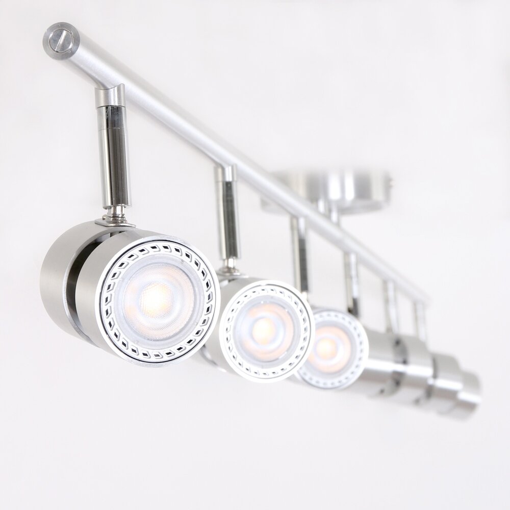 Steinhauer Natasja Deckenleuchte LED Edelstahl, 6-flammig main product photo