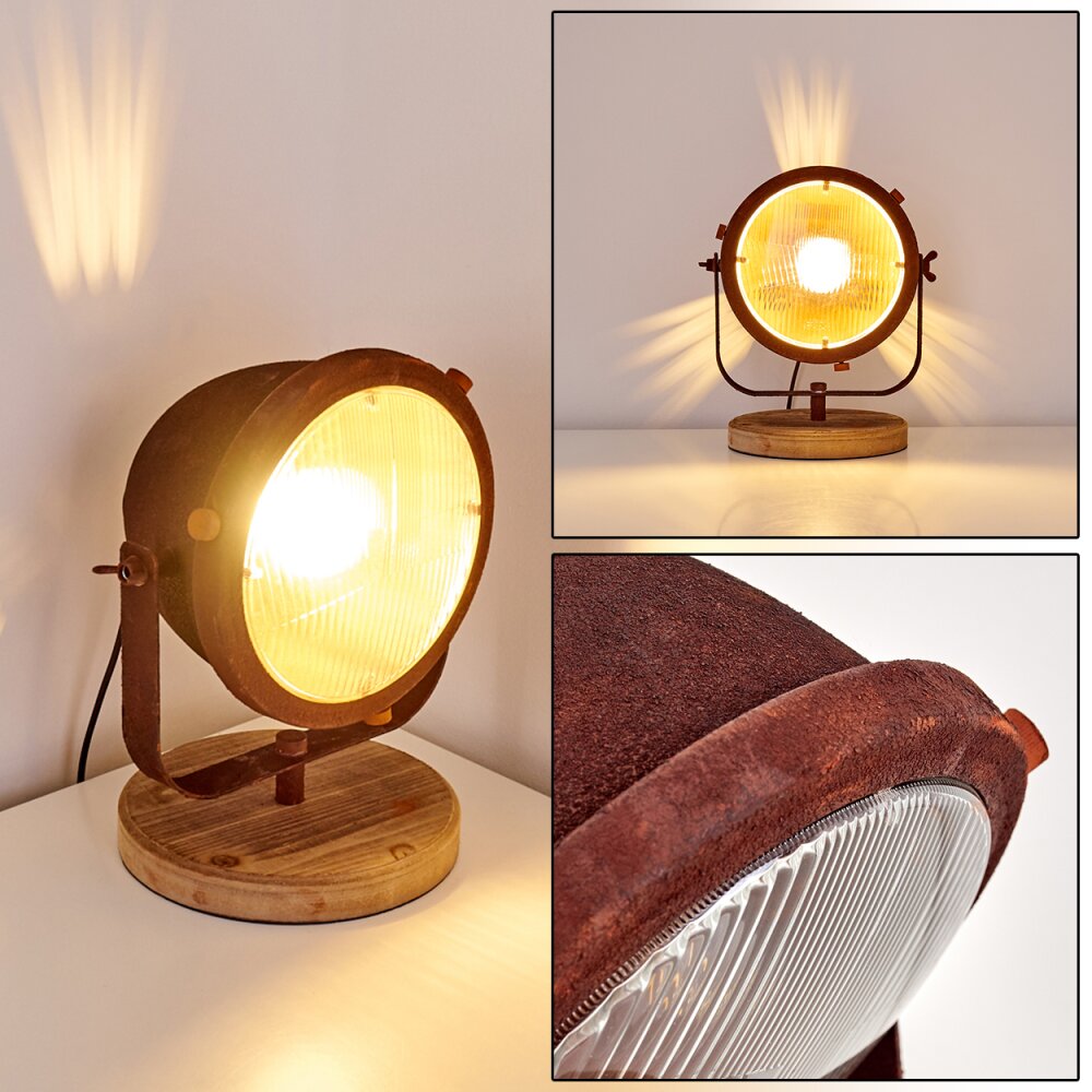 Glostrup Tischleuchte Braun, Rostfarben, 1-flammig main product photo