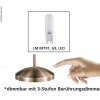 Paul Neuhaus PINO Tischleuchte LED Messing, 1-flammig
