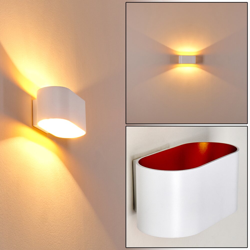 Dapp Wandleuchte Weiß, 1-flammig main product photo