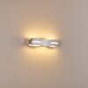 Nagold Wandleuchte LED Chrom, Nickel-Matt, 1-flammig