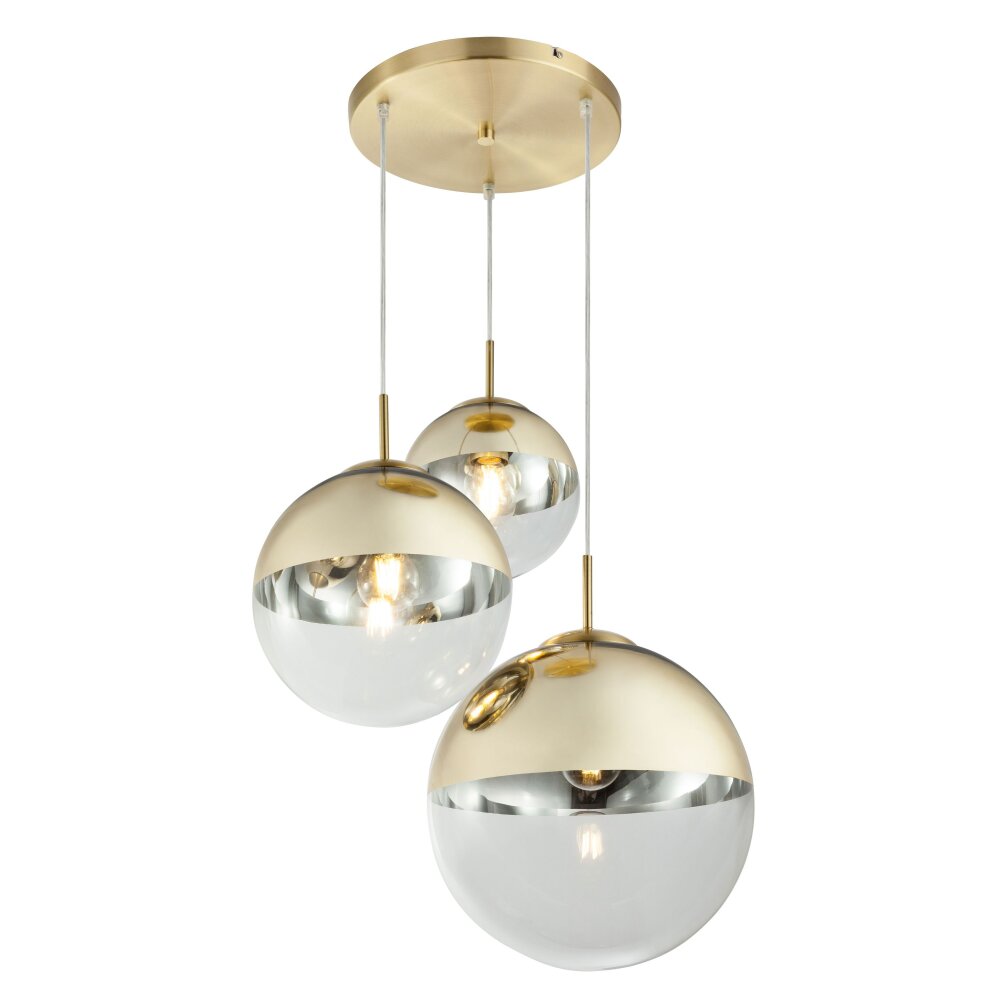 Globo VARUS Hängeleuchte Gold, 3-flammig main product photo