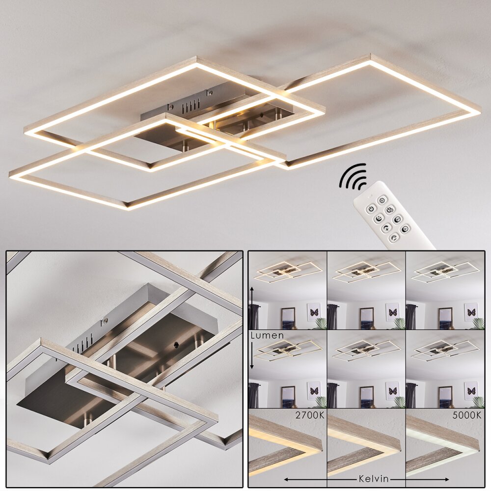 Cheka Deckenleuchte LED Aluminium, 3-flammig, Fernbedienung main product photo
