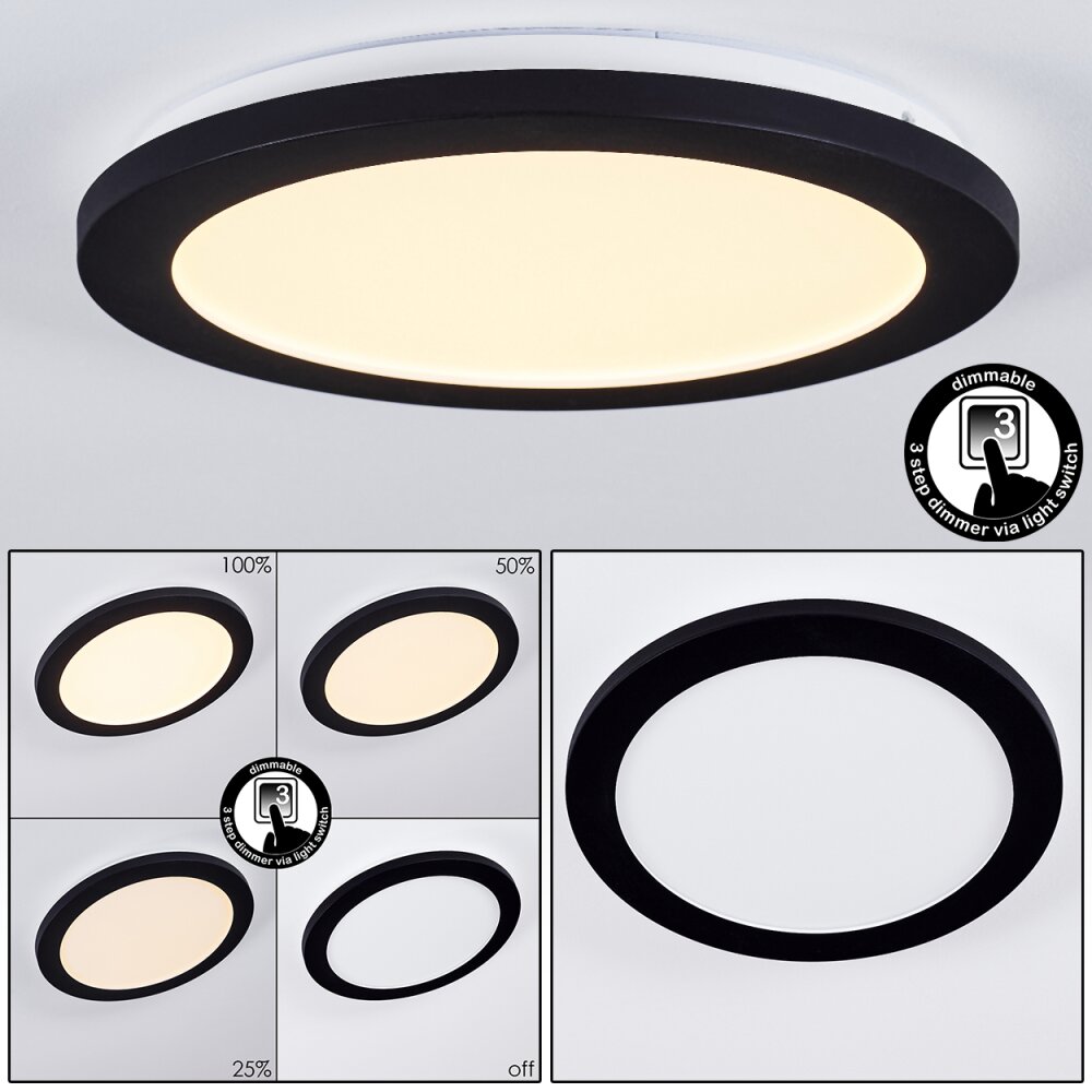 Siguna Deckenleuchte LED Schwarz, 1-flammig main product photo