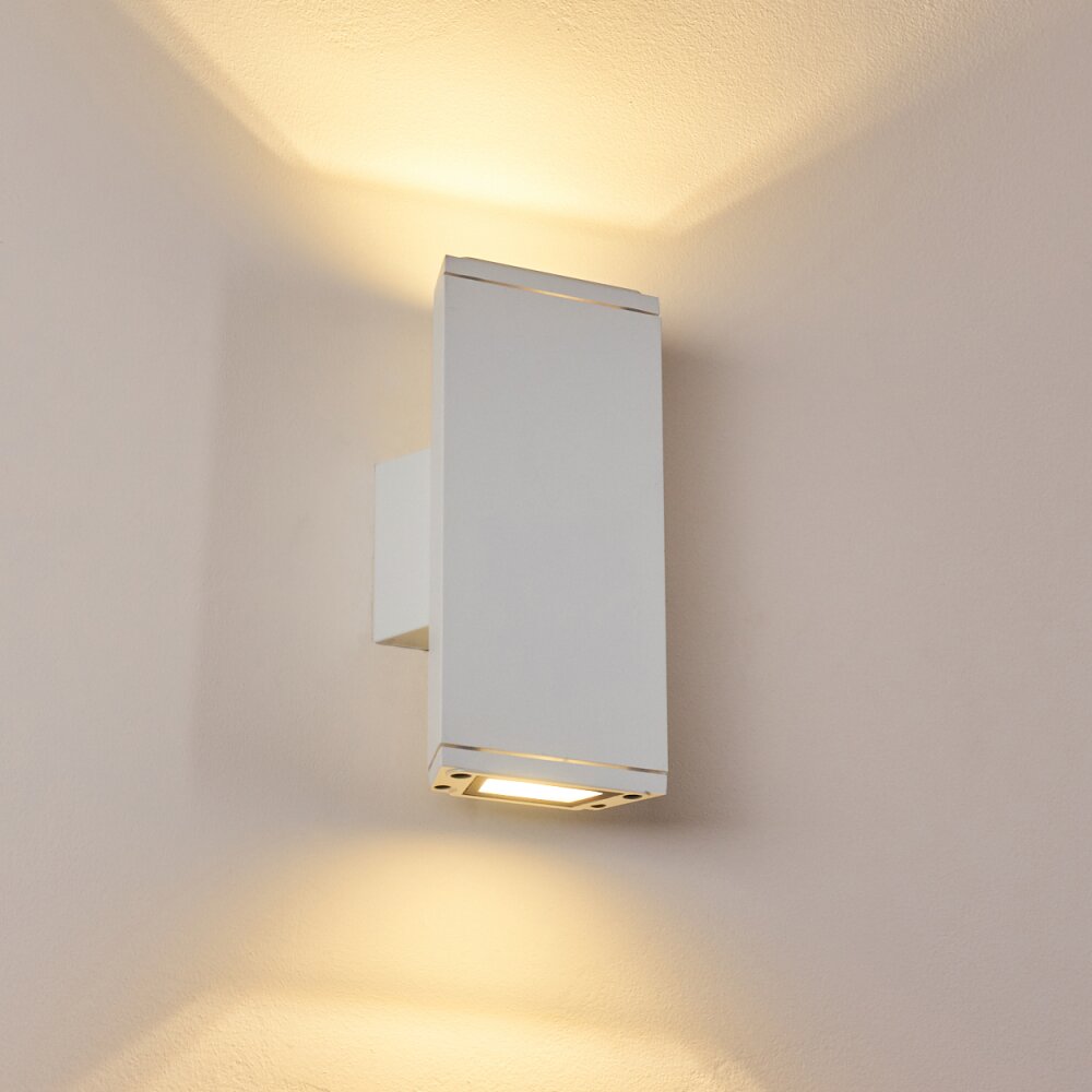 Roseau Wandleuchte LED Weiß, 1-flammig