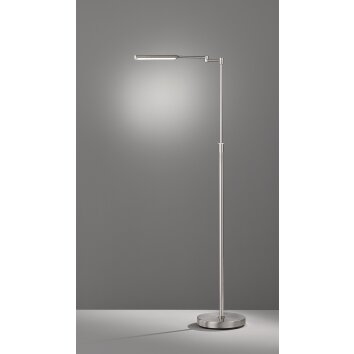 Fischer & Honsel Nami Stehleuchte LED Nickel-Matt, 1-flammig