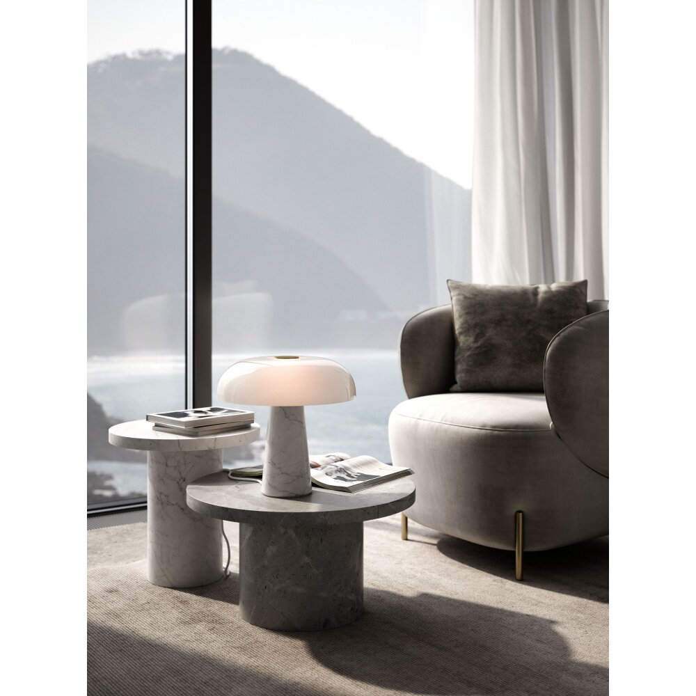 Design For The People by Nordlux GLOSSY Tischleuchte Weiß, 1-flammig main product photo